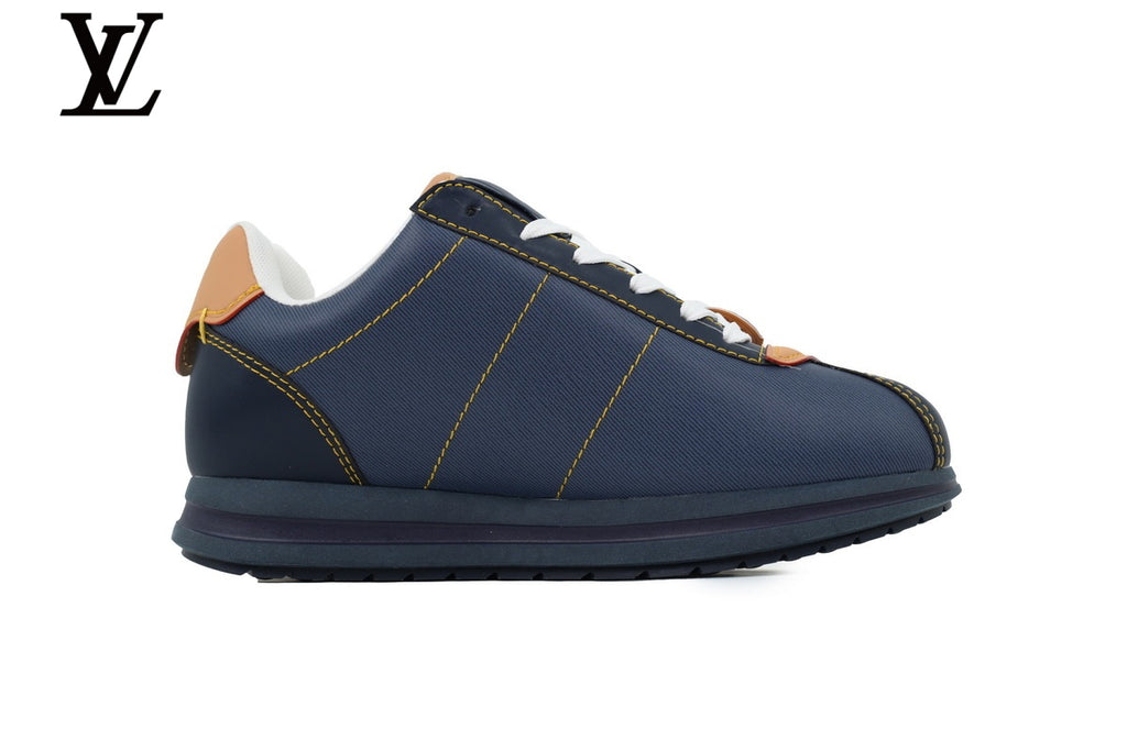 Louis Vuitton Low-Top Canvas Sneakers - Navy