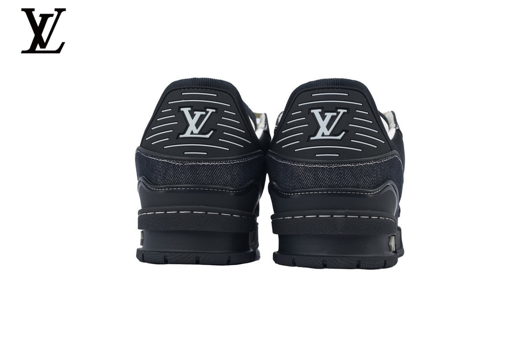 Louis Vuitton Trainer Sneaker – Black Denim Monogram