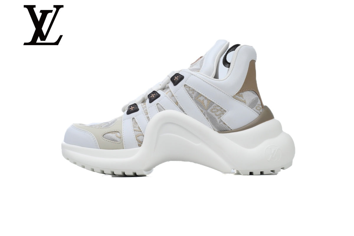 Louis Vuitton Archlight Sneakers - White and Beige
