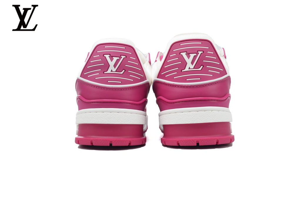 Louis Vuitton Trainer Sneaker – Fuchsia & White