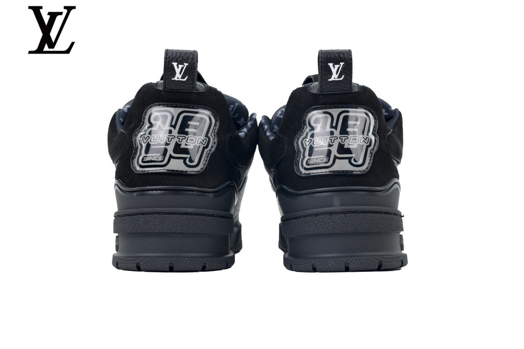 Louis Vuitton Trainer Sneaker – White Embossed Monogram