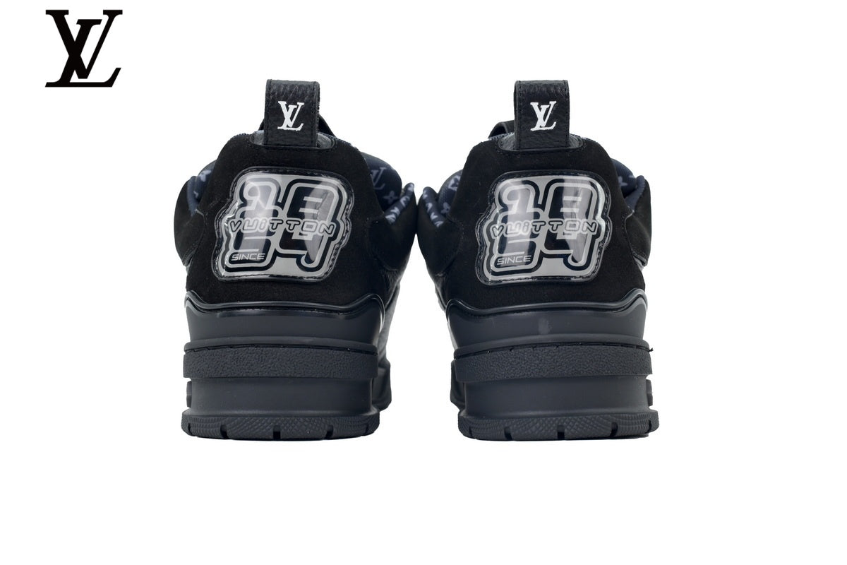 Louis Vuitton Trainer Sneaker – White Embossed Monogram
