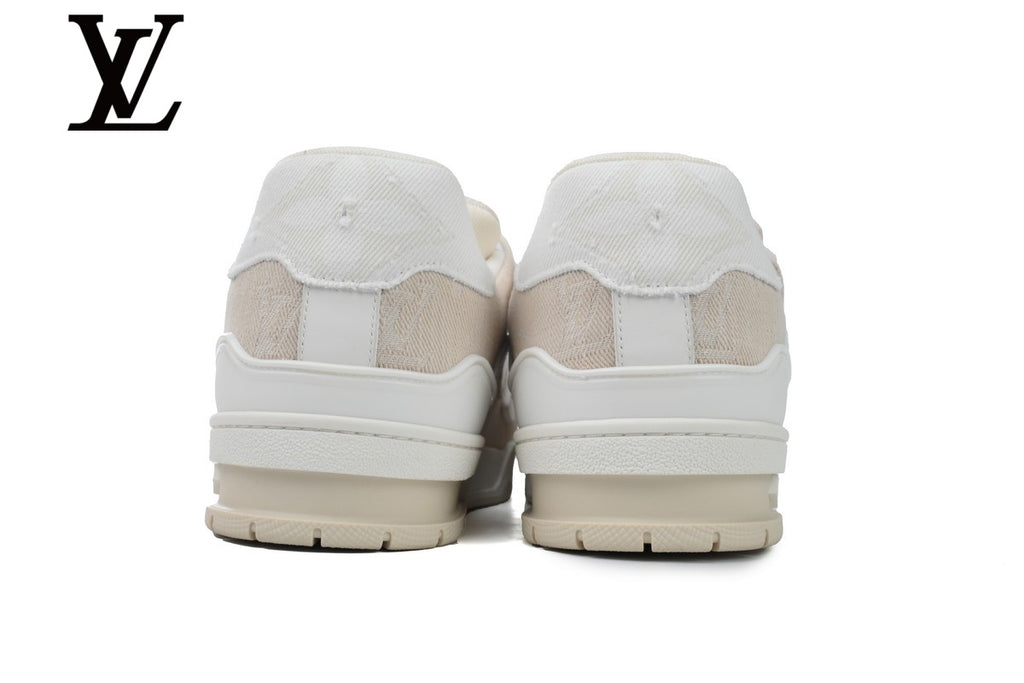 Louis Vuitton Trainer Sneakers - White Printed