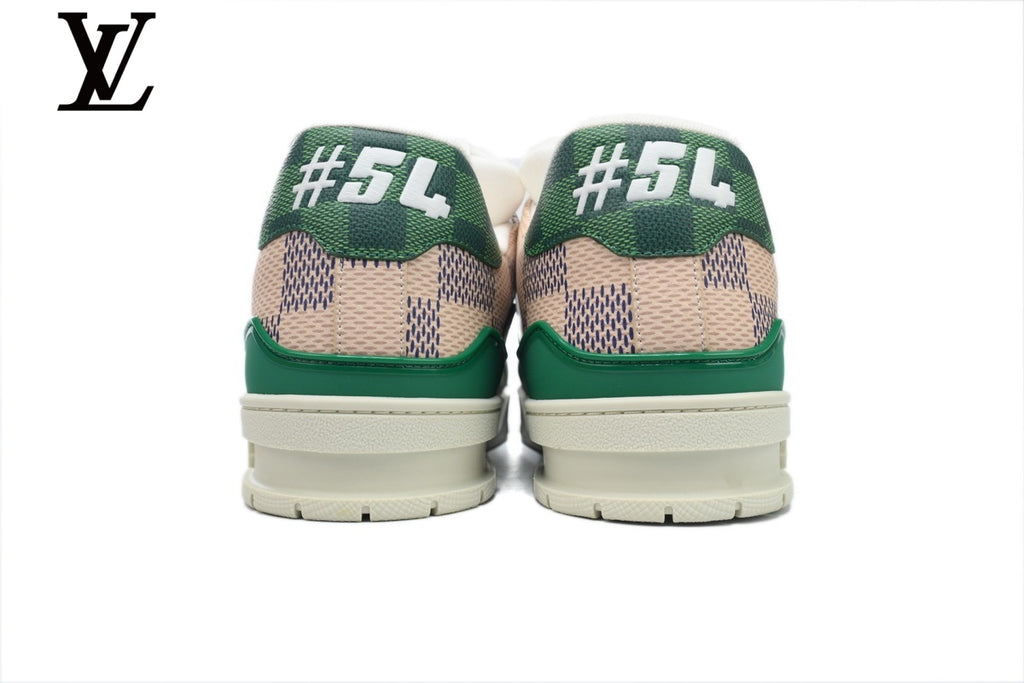 Louis Vuitton Trainer Sneakers – Green Damier