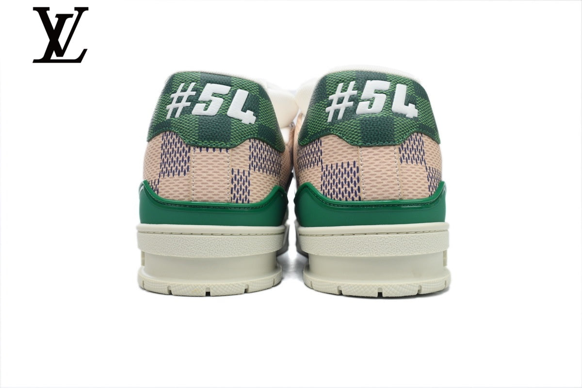 Louis Vuitton Trainer Sneakers – Green Damier