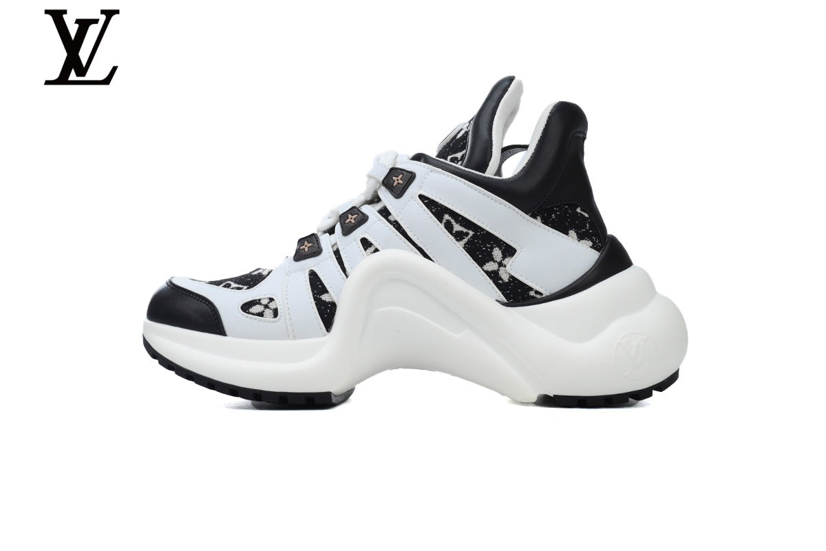 Louis Vuitton Archlight Sneaker – White & Black Monogram