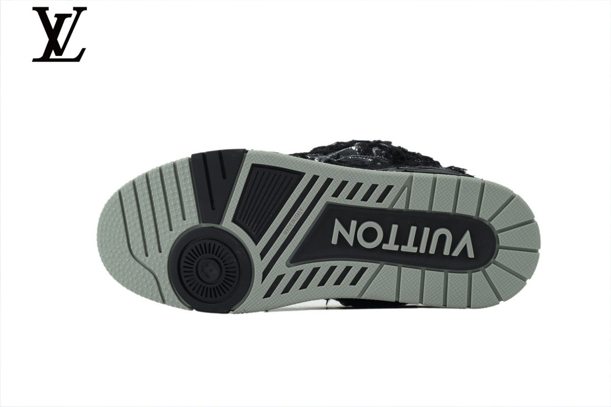 Louis Vuitton Skate Sneaker – Black Fringe
