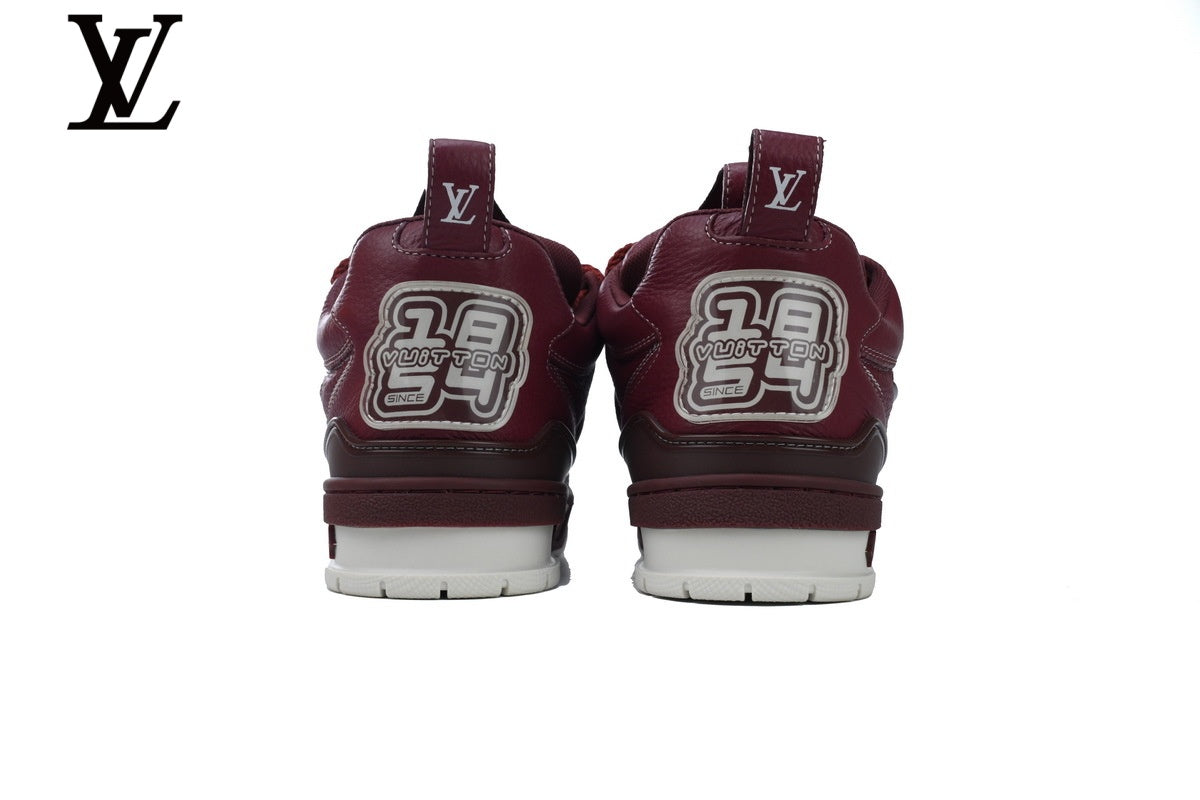 Louis Vuitton Skate Sneakers – Burgundy