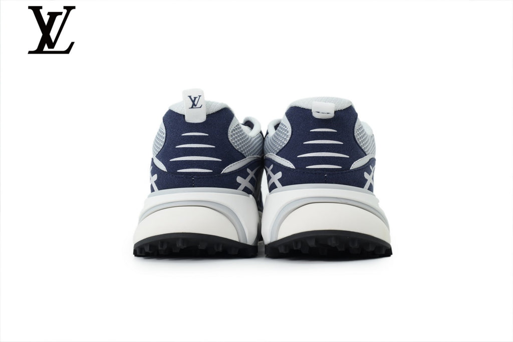 Louis Vuitton Runaway Sneaker – Navy & White Mesh Dad Shoe