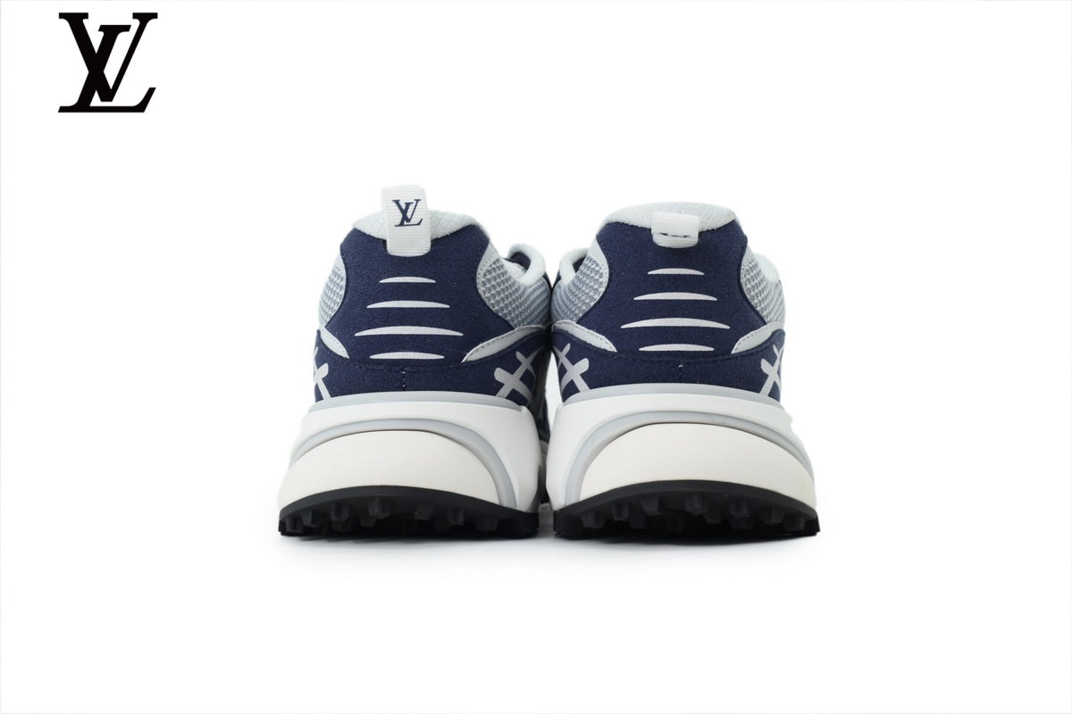 Louis Vuitton Runaway Sneaker – Navy & White Mesh Dad Shoe