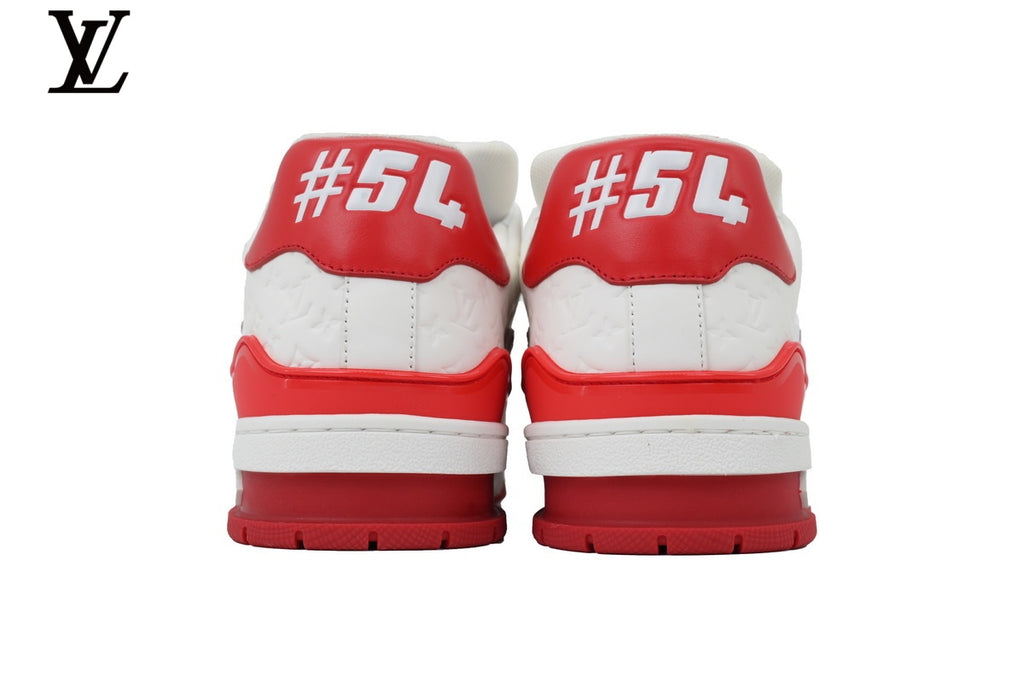 Louis Vuitton LV Trainer Sneaker – Red & White