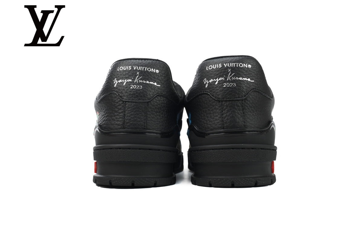 Louis Vuitton Trainer Sneakers - Black Printed