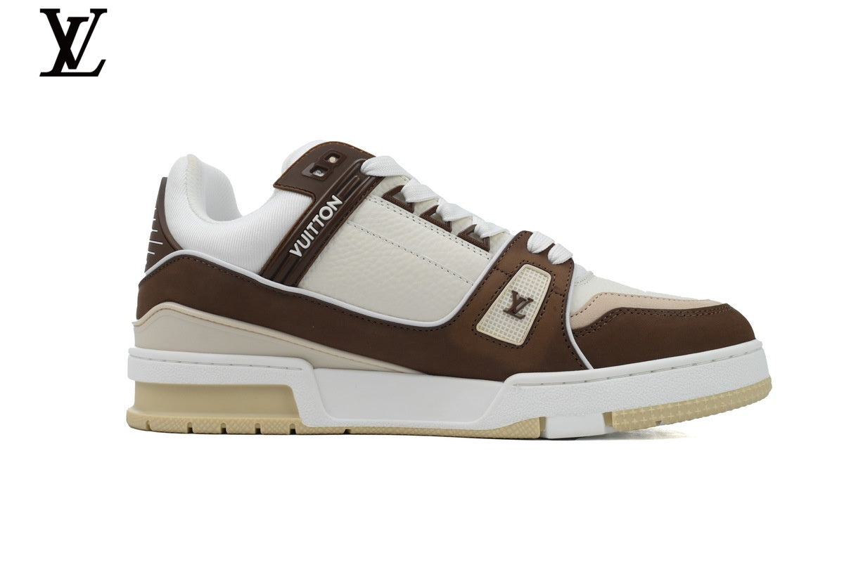 Louis Vuitton LV Trainer Sneaker – Brown & White