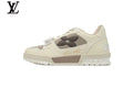 Louis Vuitton Trainer Sneaker – Cream & Brown Floral