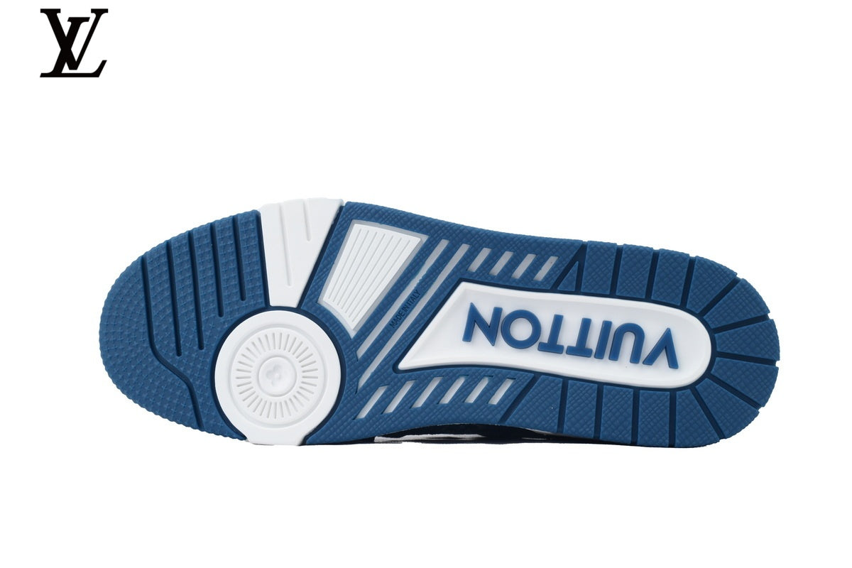 Louis Vuitton LV Trainer Sneaker – Blue Denim