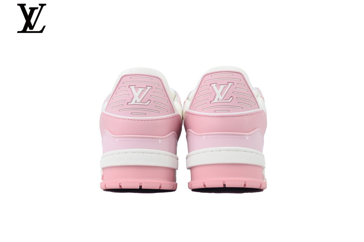 Louis Vuitton LV Trainer Sneaker – Pink & White