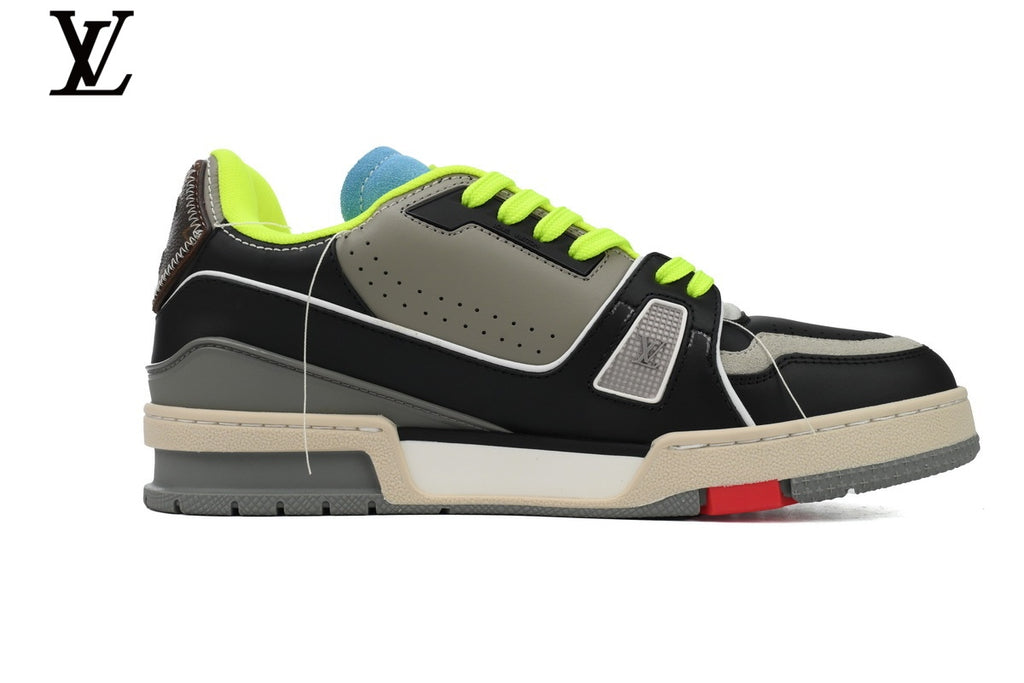 Louis Vuitton LV Trainer Sneaker – Black & Grey Multi