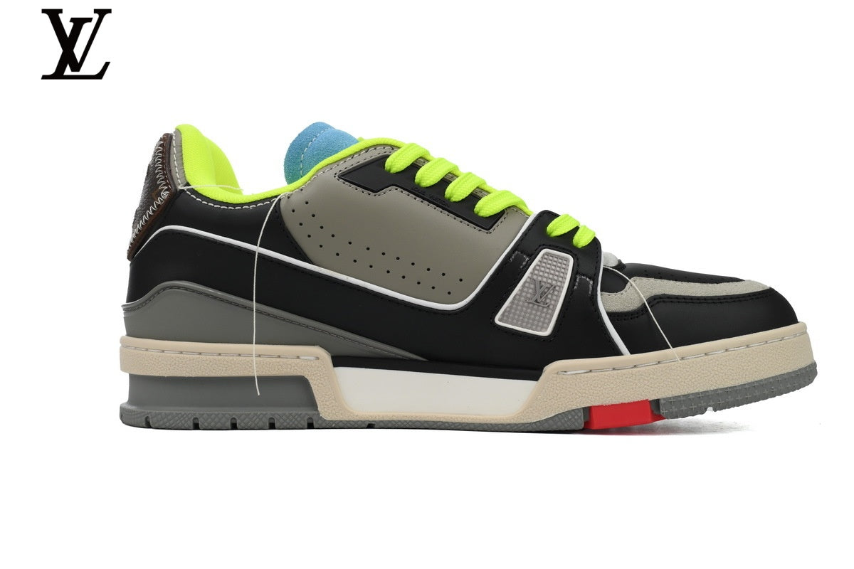 Louis Vuitton LV Trainer Sneaker – Black & Grey Multi