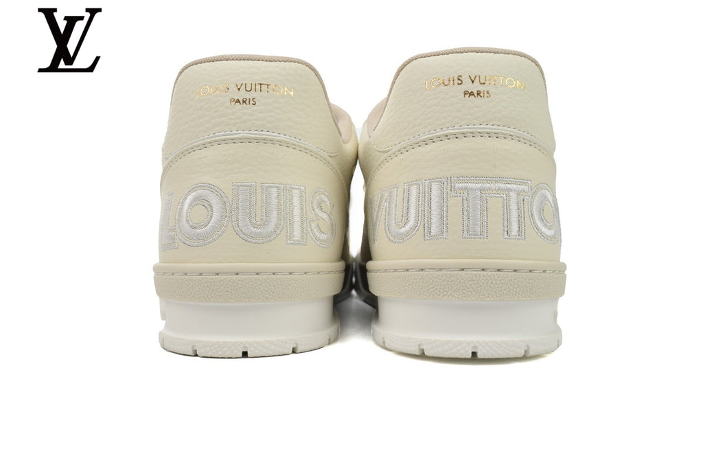 Louis Vuitton Trainer Sneaker – Cream & Brown Floral