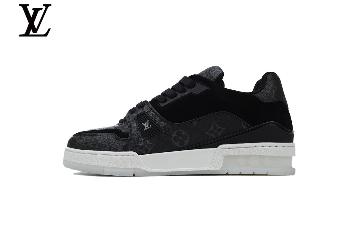 Louis Vuitton Trainer Sneaker – Black Monogram