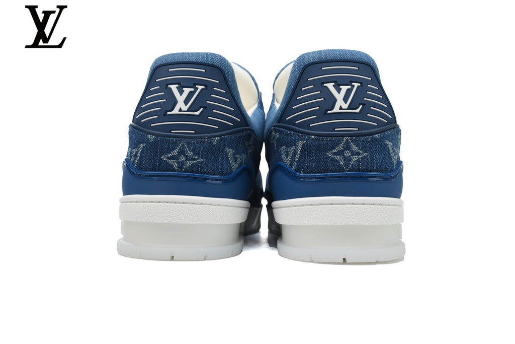 Louis Vuitton LV Trainer Sneaker – Blue Denim Monogram