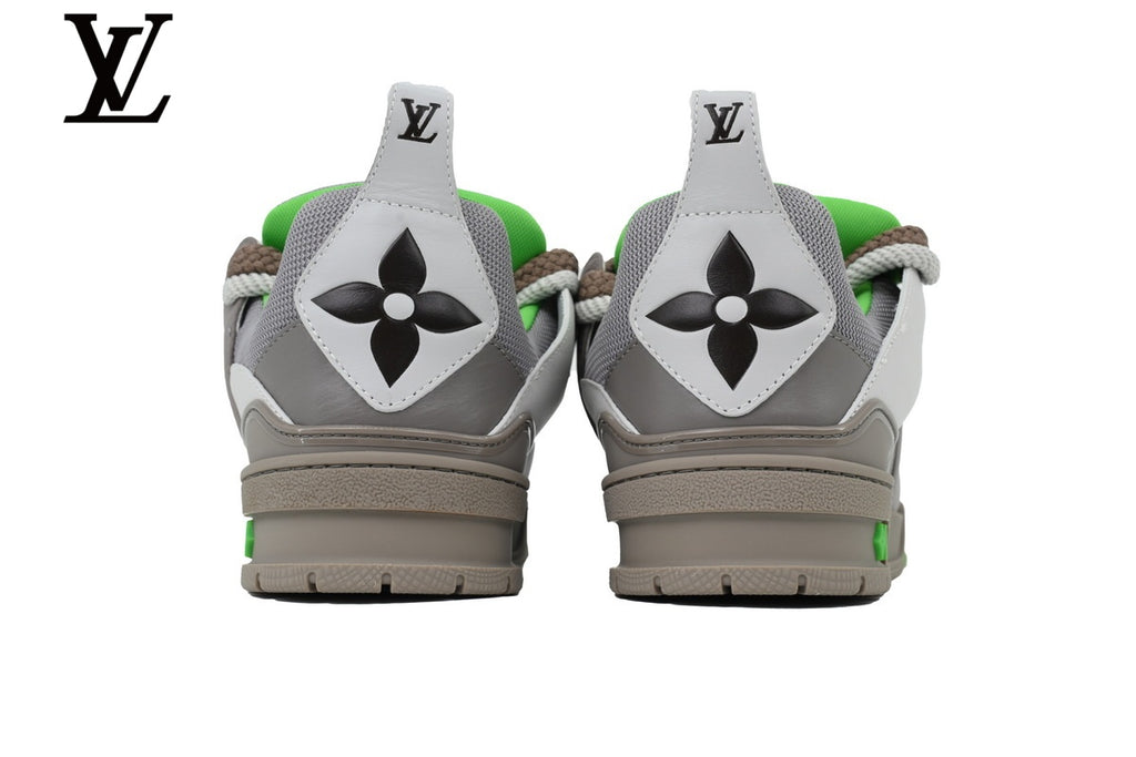 Louis Vuitton Skate Sneakers – Grey, White & Green
