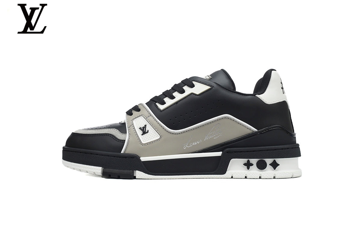 Louis Vuitton LV Trainer Sneaker – Black, Grey & White