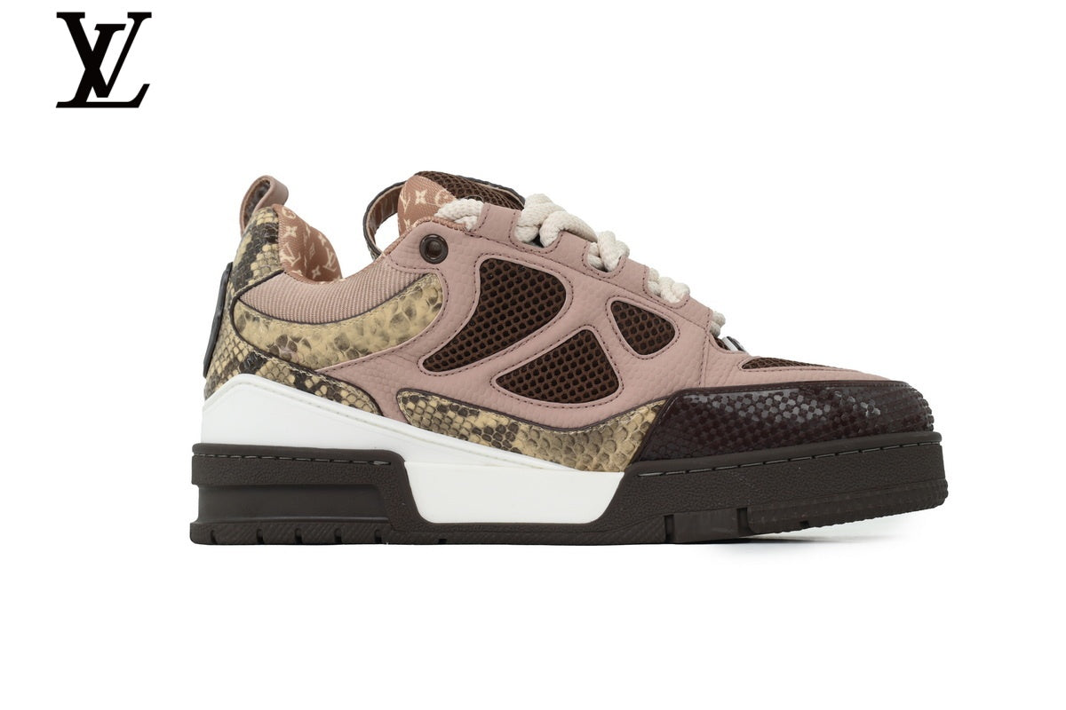 Louis Vuitton Skate Sneaker – Pink Snake Print