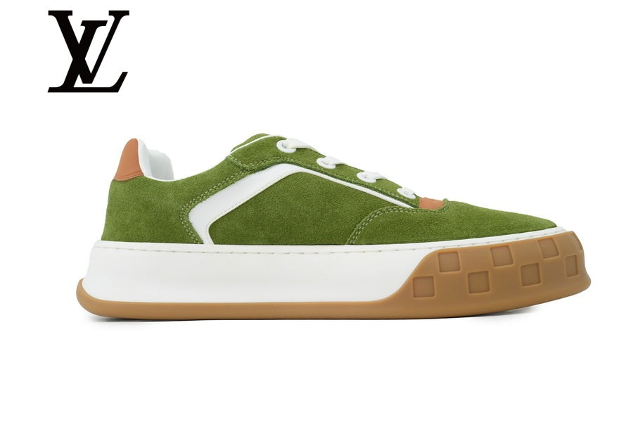 Green Suede-Look Skate Sneakers | Sizes 38–46