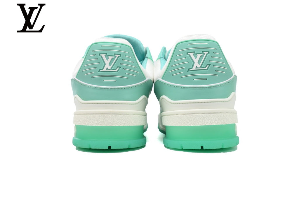 Louis Vuitton Trainer Sneakers – Mint Green & White