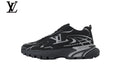 Louis Vuitton Runaway Sneaker – Black & Grey Mesh Dad Shoe