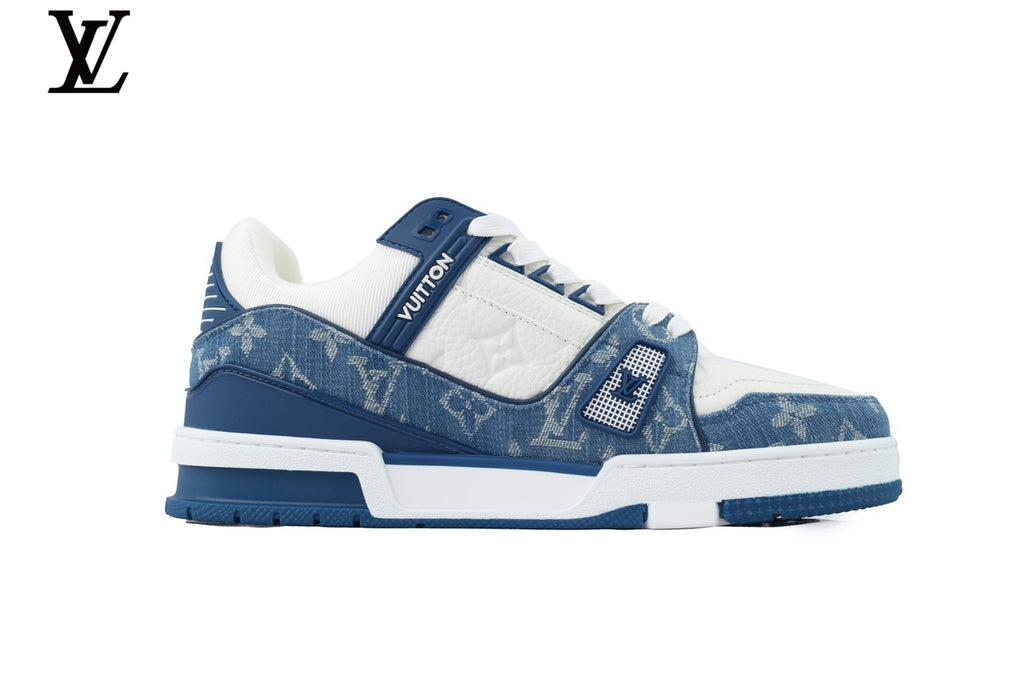 Louis Vuitton LV Trainer Sneaker – Blue Denim