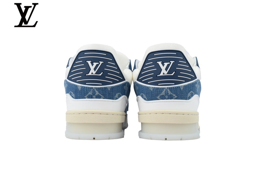 Louis Vuitton Trainer Sneaker – Blue Denim Monogram