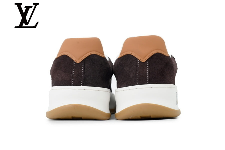 Dark Brown Suede-Look Skate Sneakers | Sizes 35–46