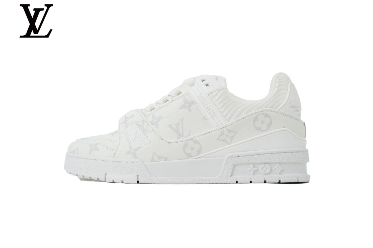 Louis Vuitton Trainer Sneaker – White Monogram