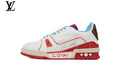Louis Vuitton LV Trainer Sneaker – White, Red & Blue
