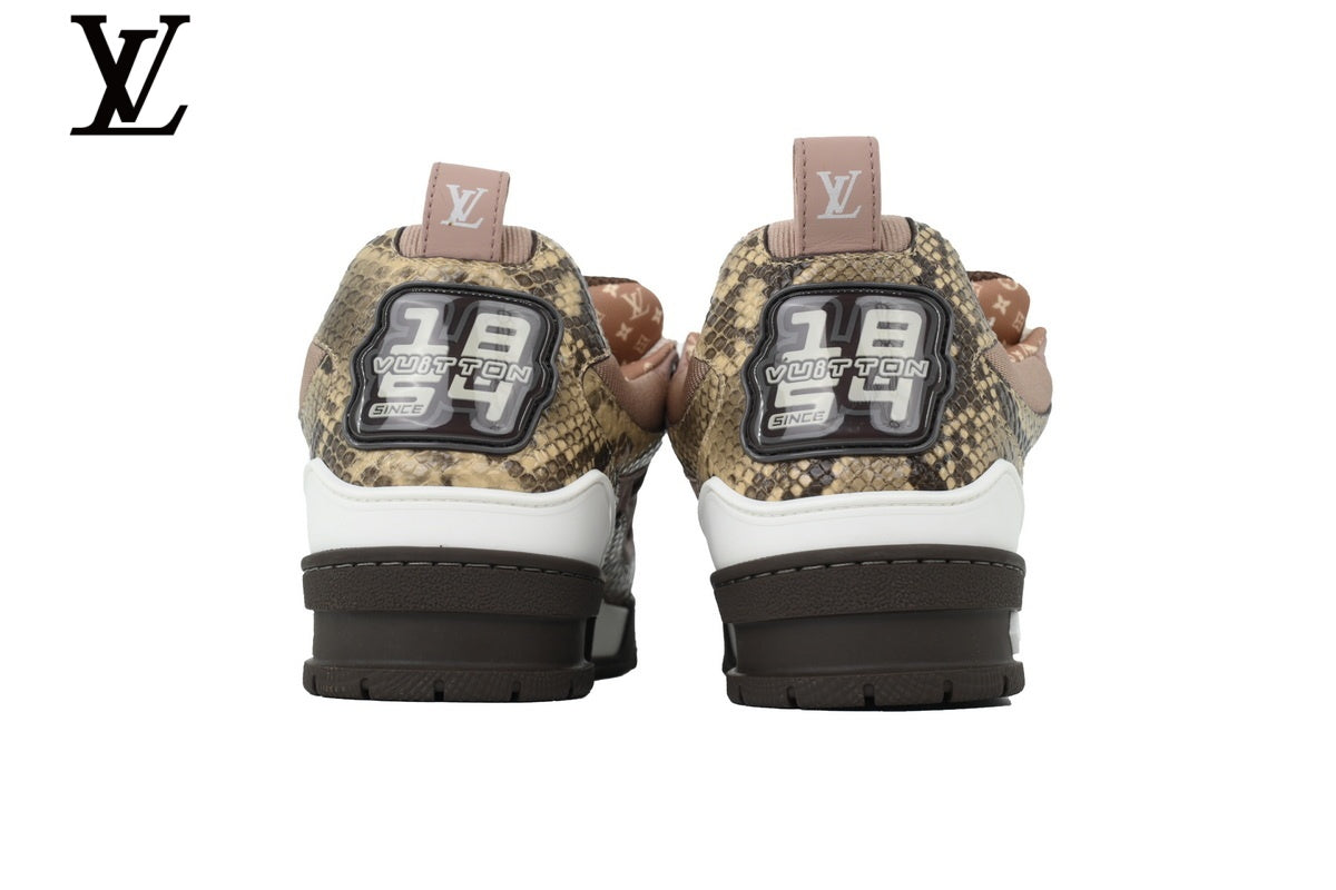 Louis Vuitton Skate Sneaker – Pink Snake Print
