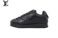 Louis Vuitton Low-Top Leather Sneakers - Black