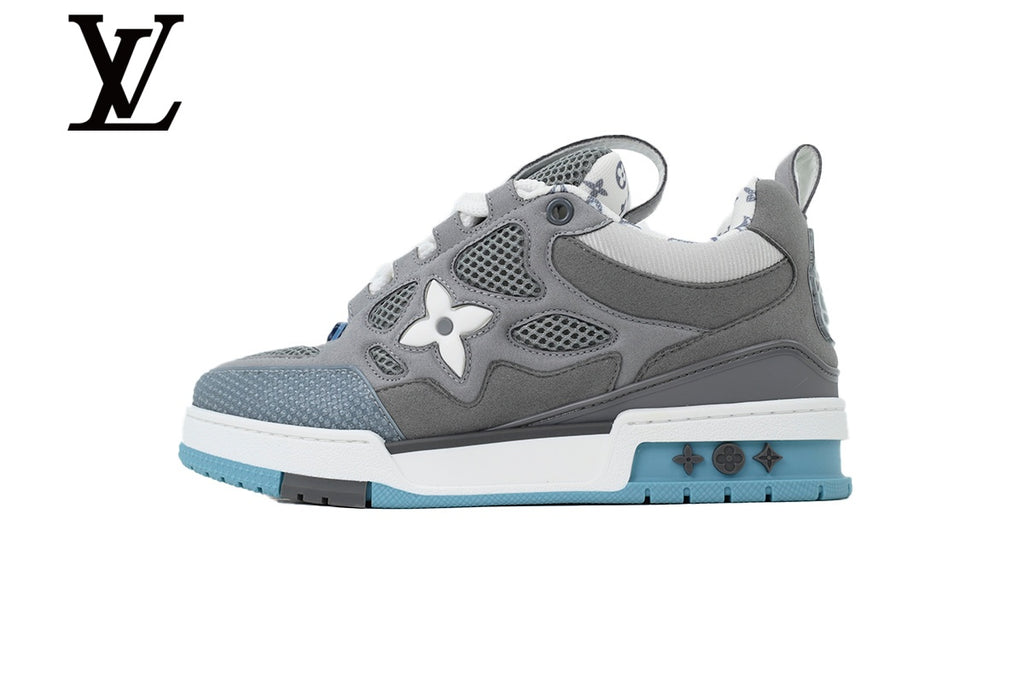 Louis Vuitton Skate Sneakers - Grey and Light Blue