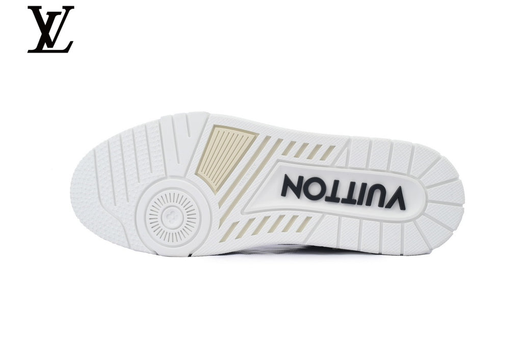 Louis Vuitton Trainer Sneaker – White Multicolor Monogram