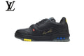 Louis Vuitton Trainer Black Multicolor Sneakers