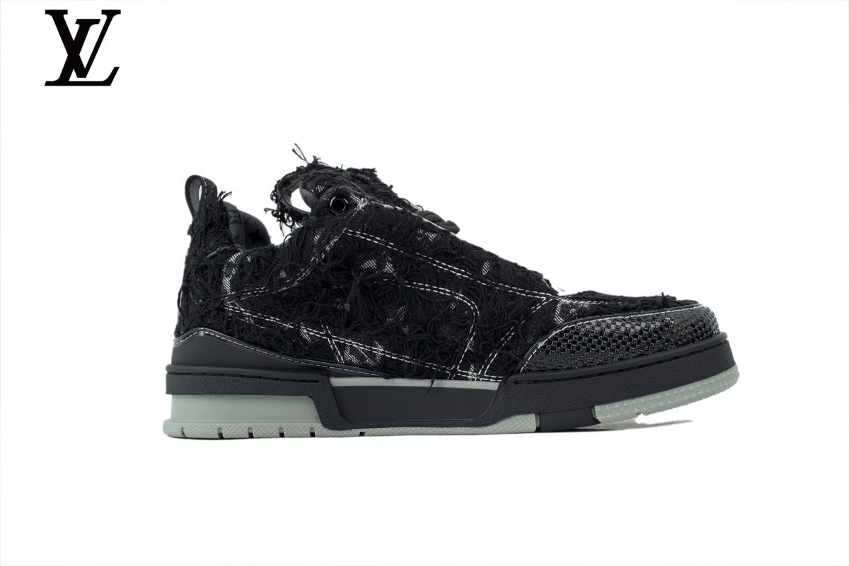 Louis Vuitton Skate Sneaker – Black Fringe