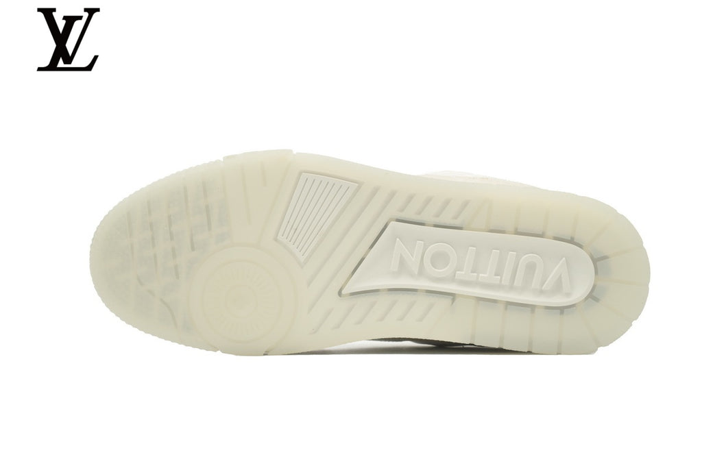 Louis Vuitton Trainer Sneaker – Cream Monogram