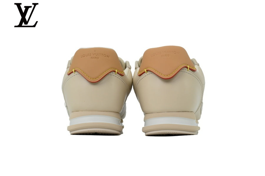 Louis Vuitton Low-Top Leather Sneakers - Beige