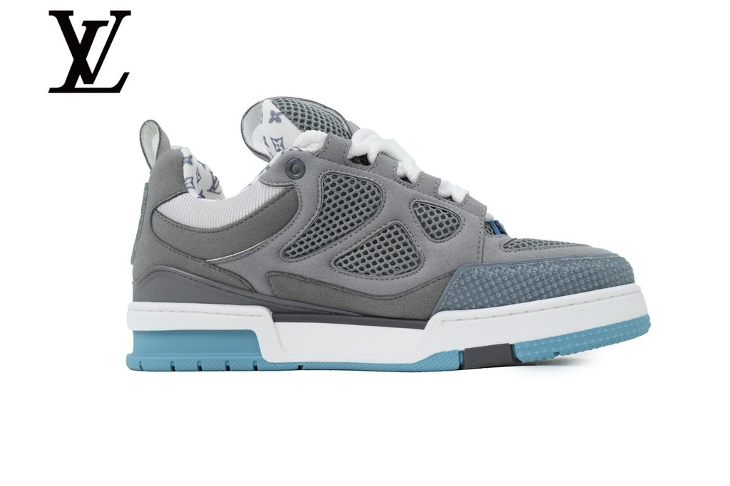 Louis Vuitton Skate Sneakers - Grey and Light Blue