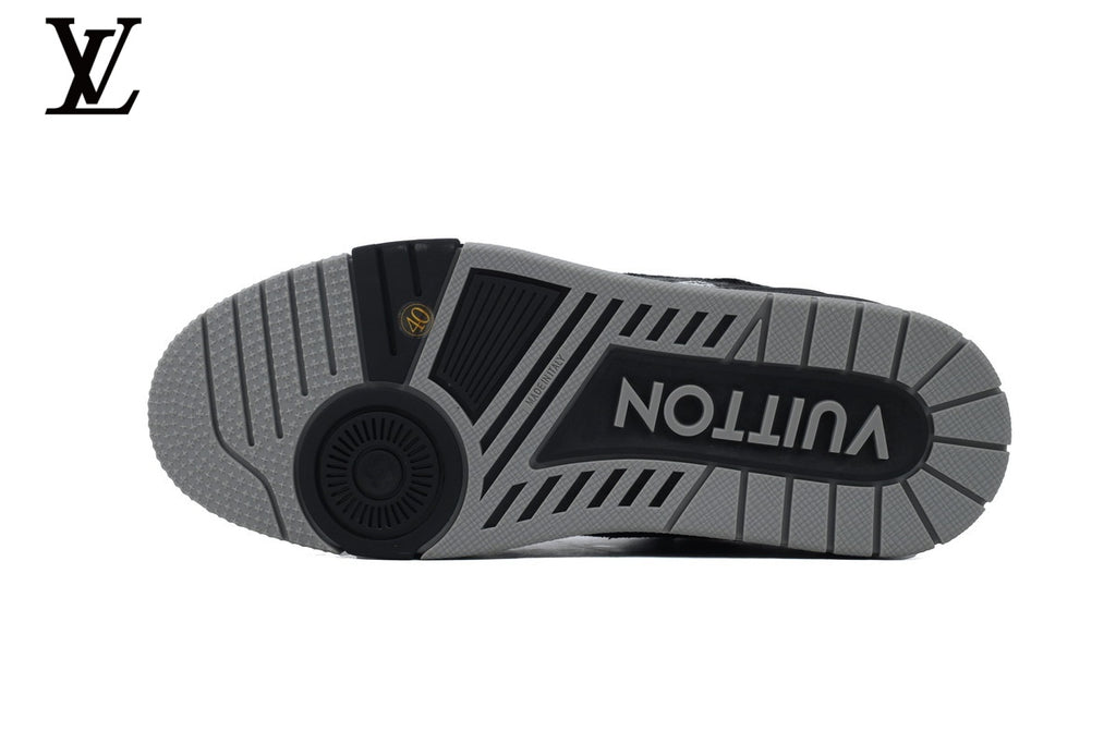 Louis Vuitton Trainer Sneaker – Black Denim Monogram