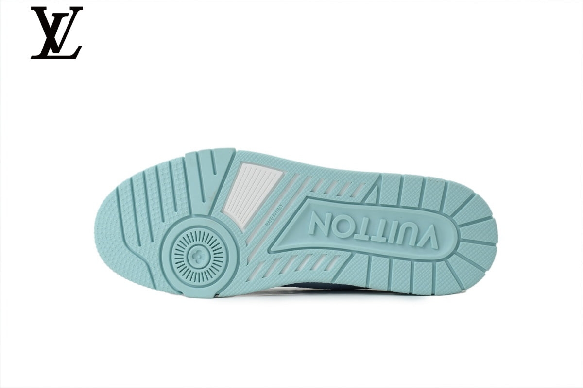 Louis Vuitton Trainer Sneaker – Gradient Blue Monogram
