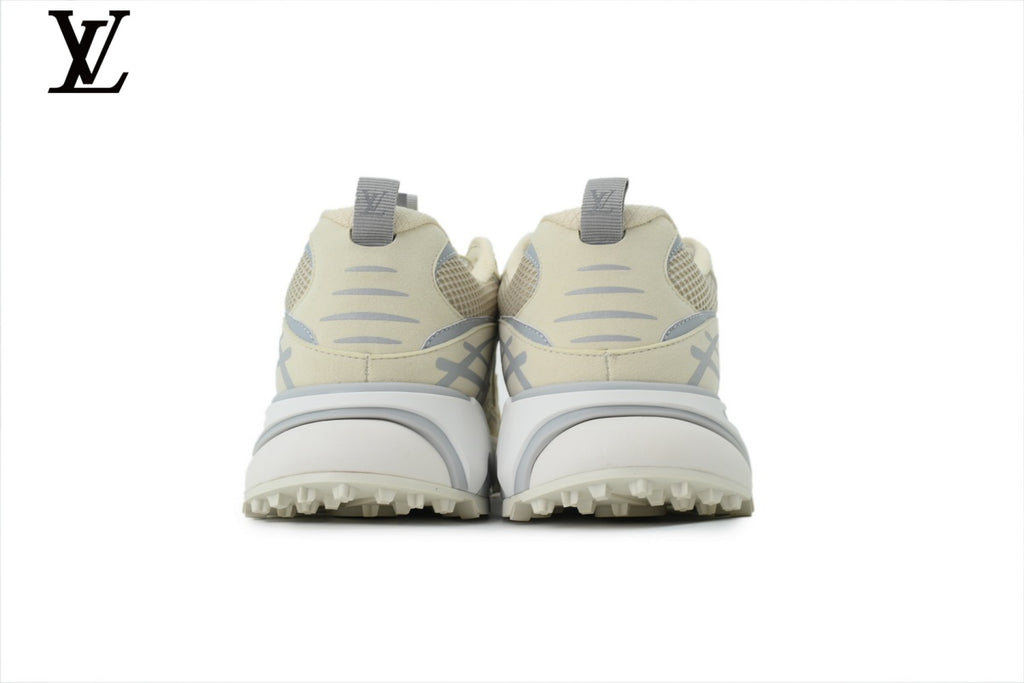 Louis Vuitton LV Run Sneaker – Beige & Grey