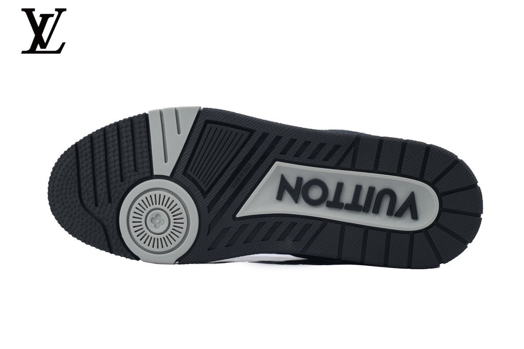 Louis Vuitton Trainer Sneaker – Black Denim Monogram