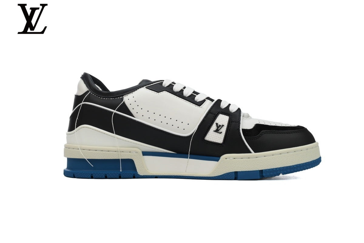 Louis Vuitton LV Trainer Sneaker – Black, White & Blue